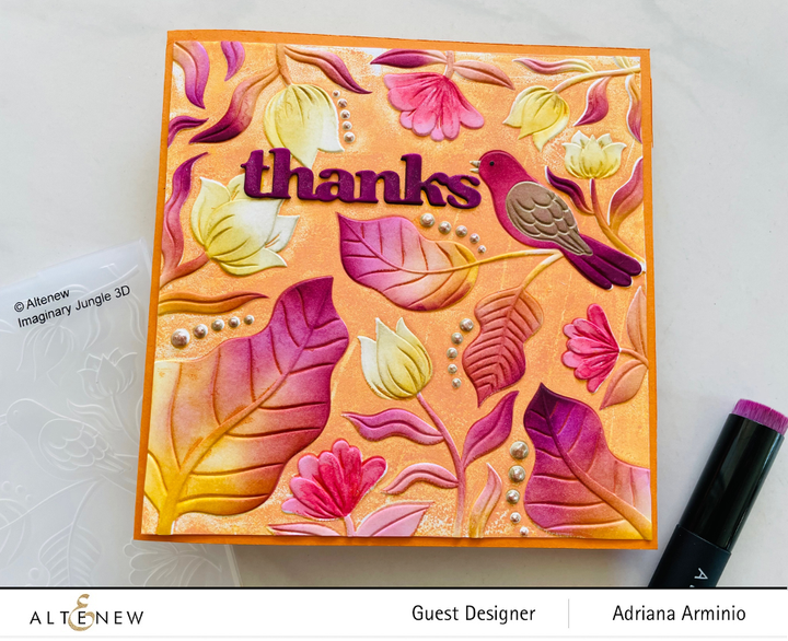 Stencil & Embossing Folder Bundle Imaginary Jungle