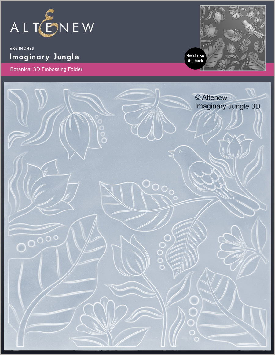 Stencil & Embossing Folder Bundle Imaginary Jungle
