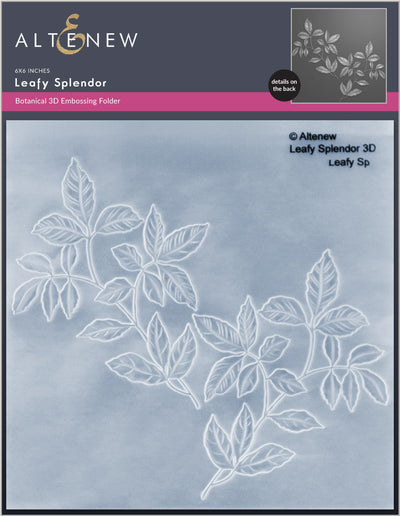 Stencil & Embossing Folder Bundle Leafy Splendor