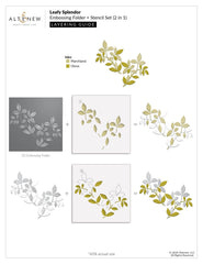 Stencil & Embossing Folder Bundle Leafy Splendor