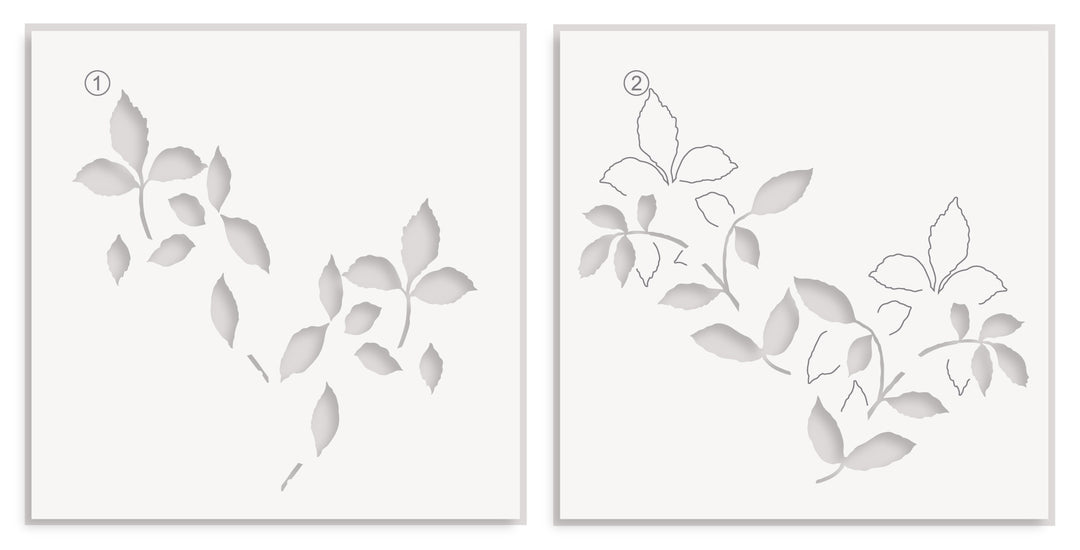 Stencil & Embossing Folder Bundle Leafy Splendor