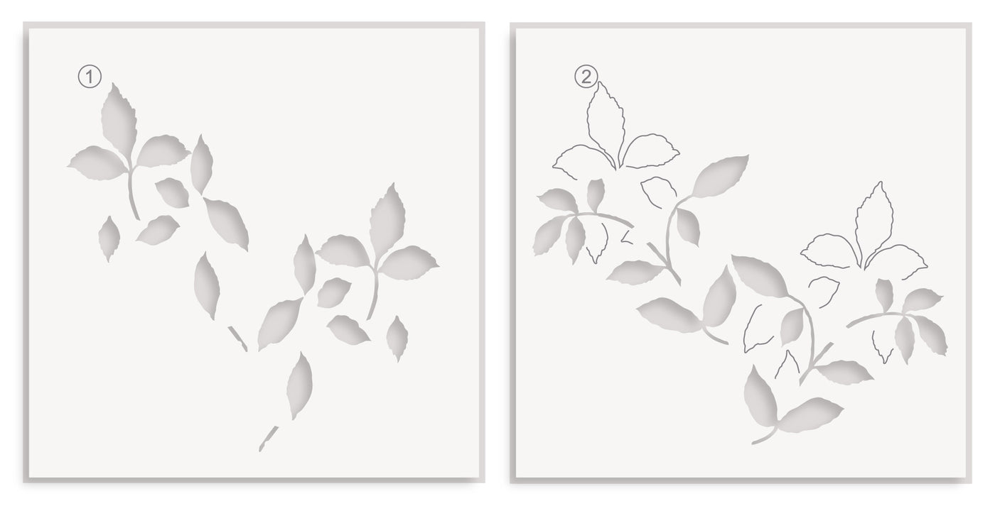 Stencil & Embossing Folder Bundle Leafy Splendor