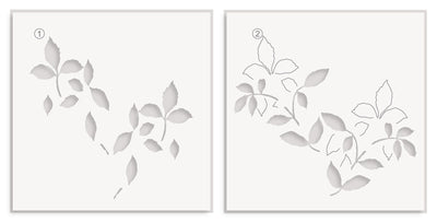 Stencil & Embossing Folder Bundle Leafy Splendor