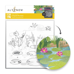 Stencil & Embossing Folder Bundle Lilypad Dreams