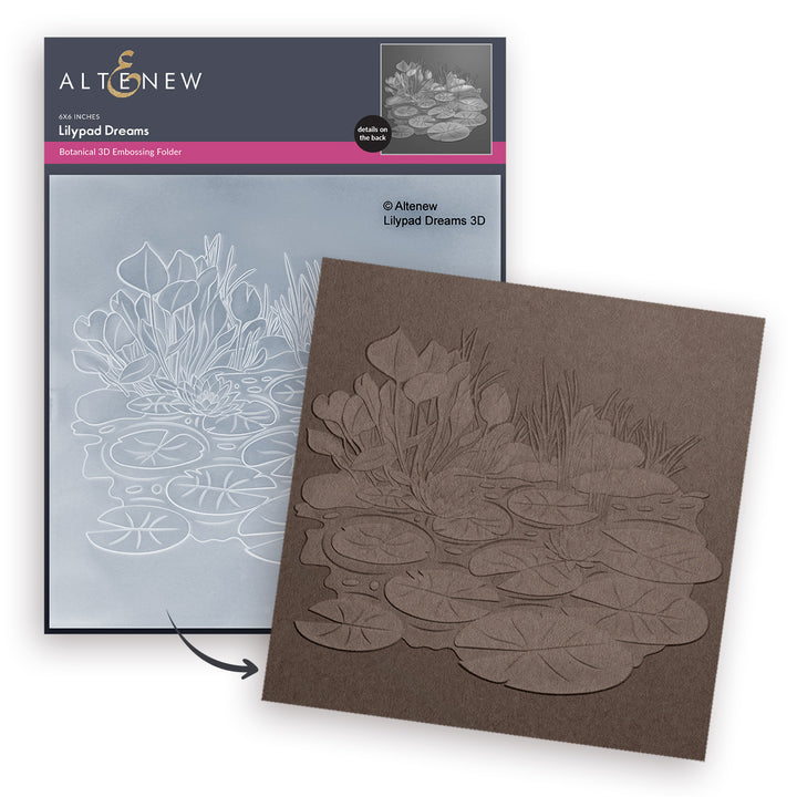 Stencil & Embossing Folder Bundle Lilypad Dreams