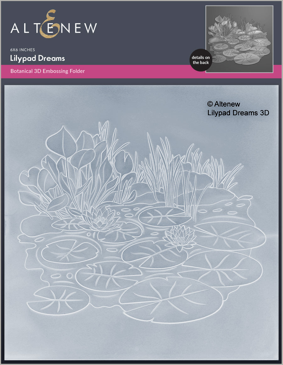 Stencil & Embossing Folder Bundle Lilypad Dreams