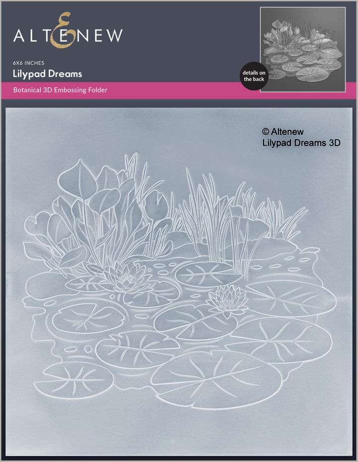 Stencil & Embossing Folder Bundle Lilypad Dreams