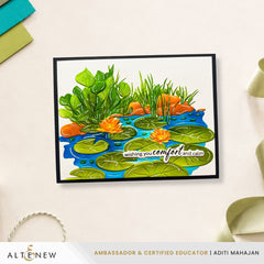 Stencil & Embossing Folder Bundle Lilypad Dreams