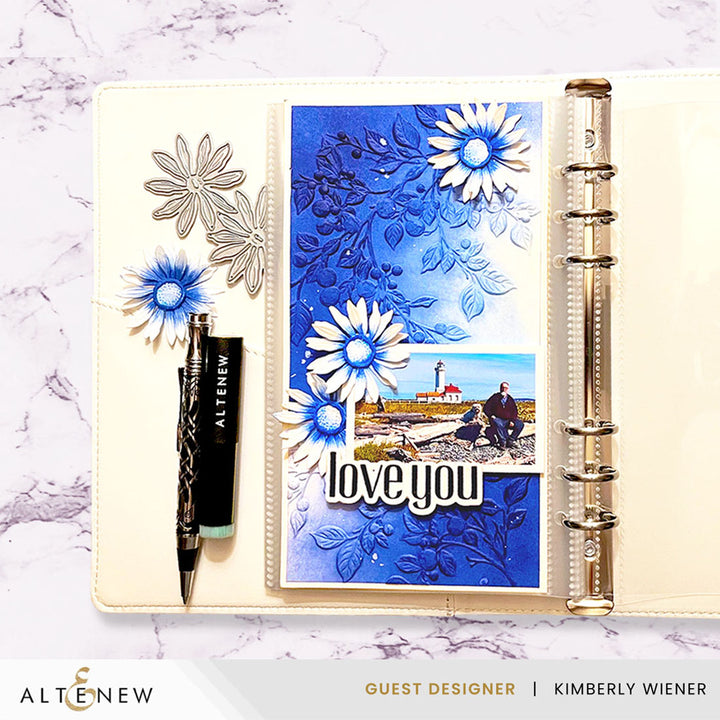 Stencil & Embossing Folder Bundle Lush Berry Branch