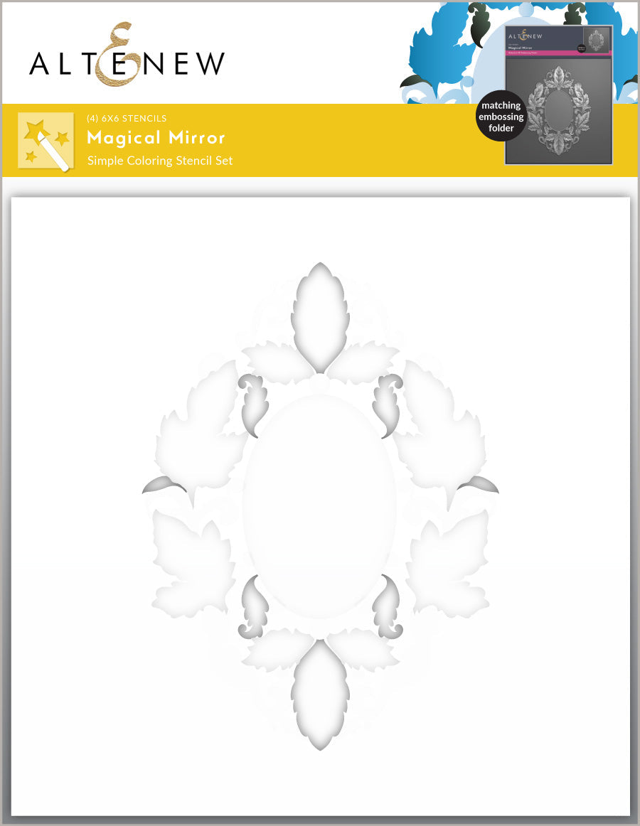 Stencil & Embossing Folder Bundle Magical Mirror
