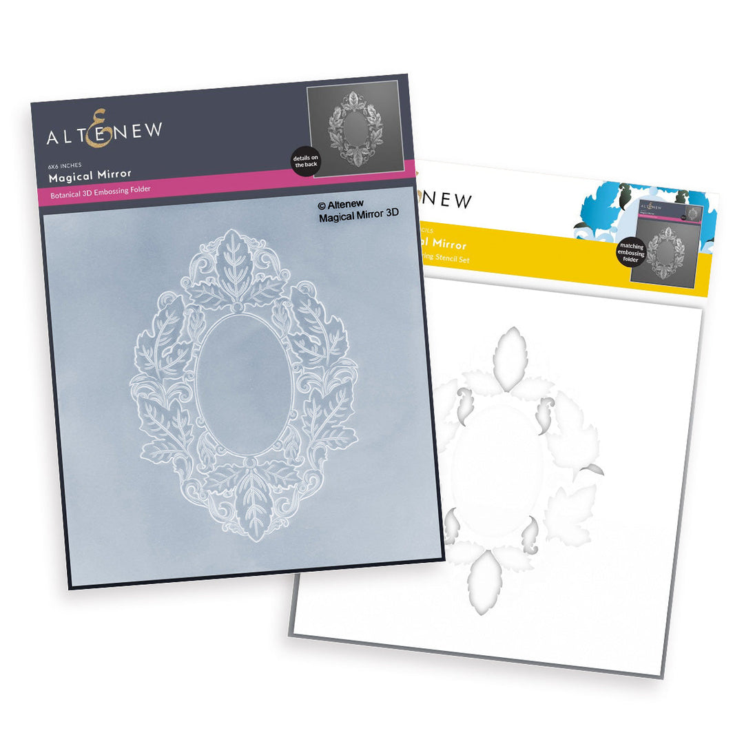 Stencil & Embossing Folder Bundle Magical Mirror