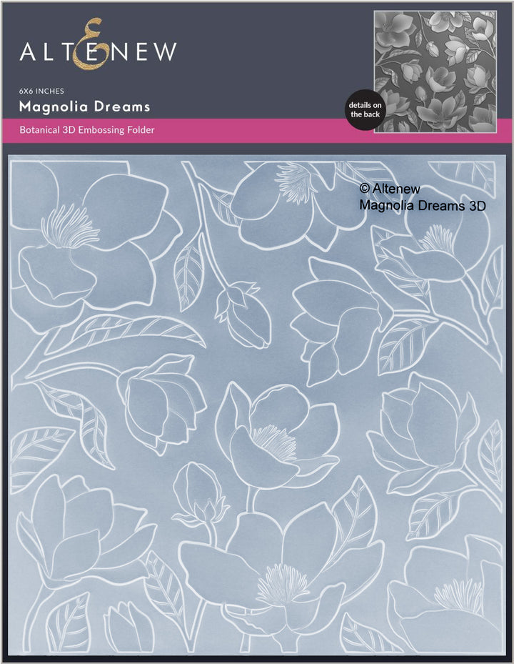 Stencil & Embossing Folder Bundle Magnolia Dreams