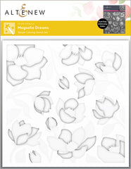 Stencil & Embossing Folder Bundle Magnolia Dreams
