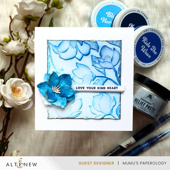 Stencil & Embossing Folder Bundle Magnolia Dreams