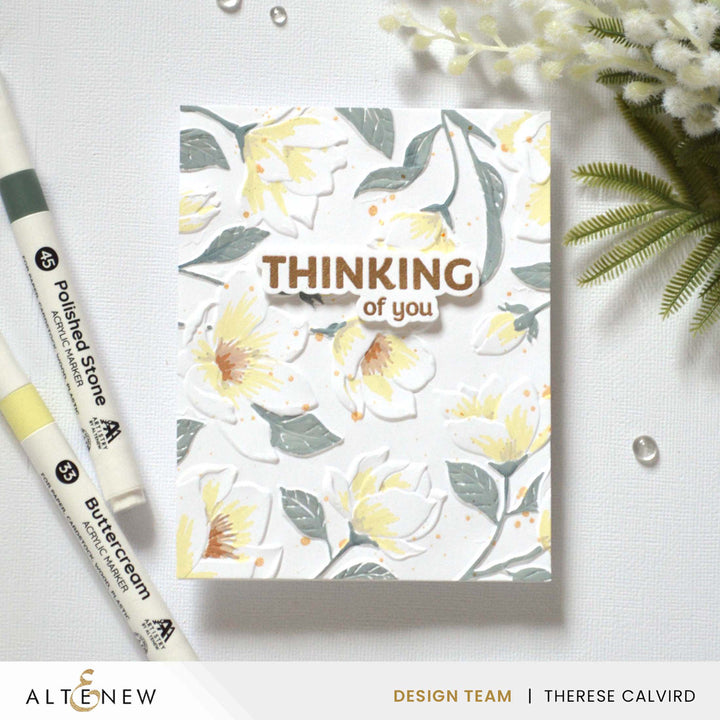 Stencil & Embossing Folder Bundle Magnolia Dreams