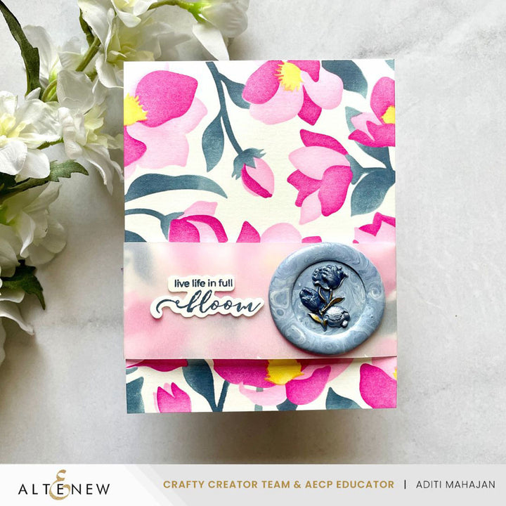 Stencil & Embossing Folder Bundle Magnolia Dreams