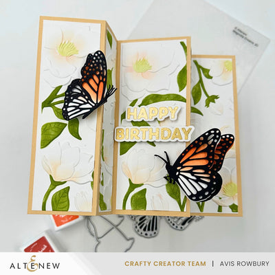Stencil & Embossing Folder Bundle Magnolia Dreams