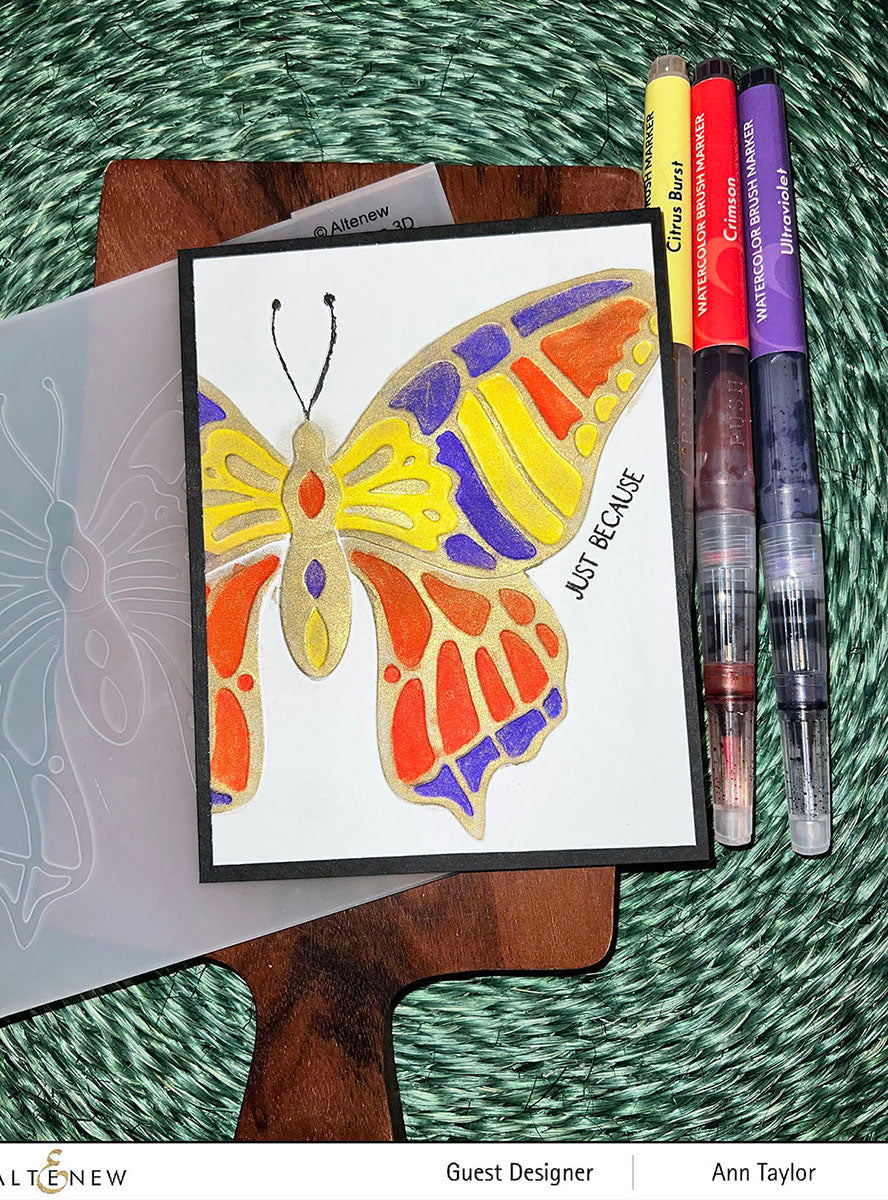 Stencil & Embossing Folder Bundle Mariposa