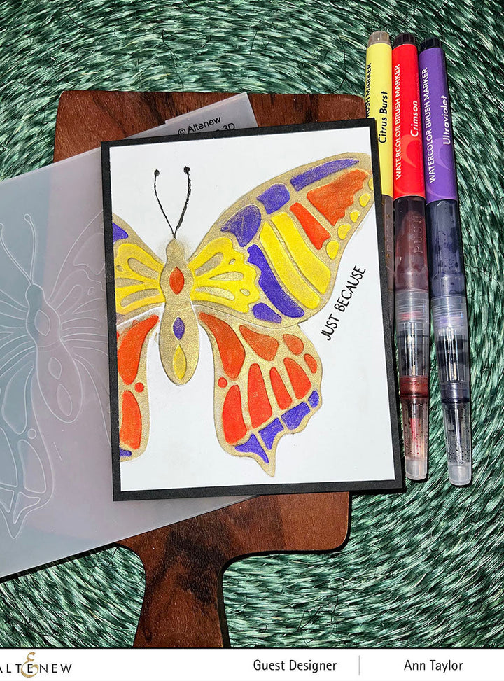 Stencil & Embossing Folder Bundle Mariposa