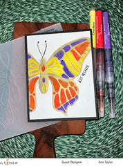 Stencil & Embossing Folder Bundle Mariposa