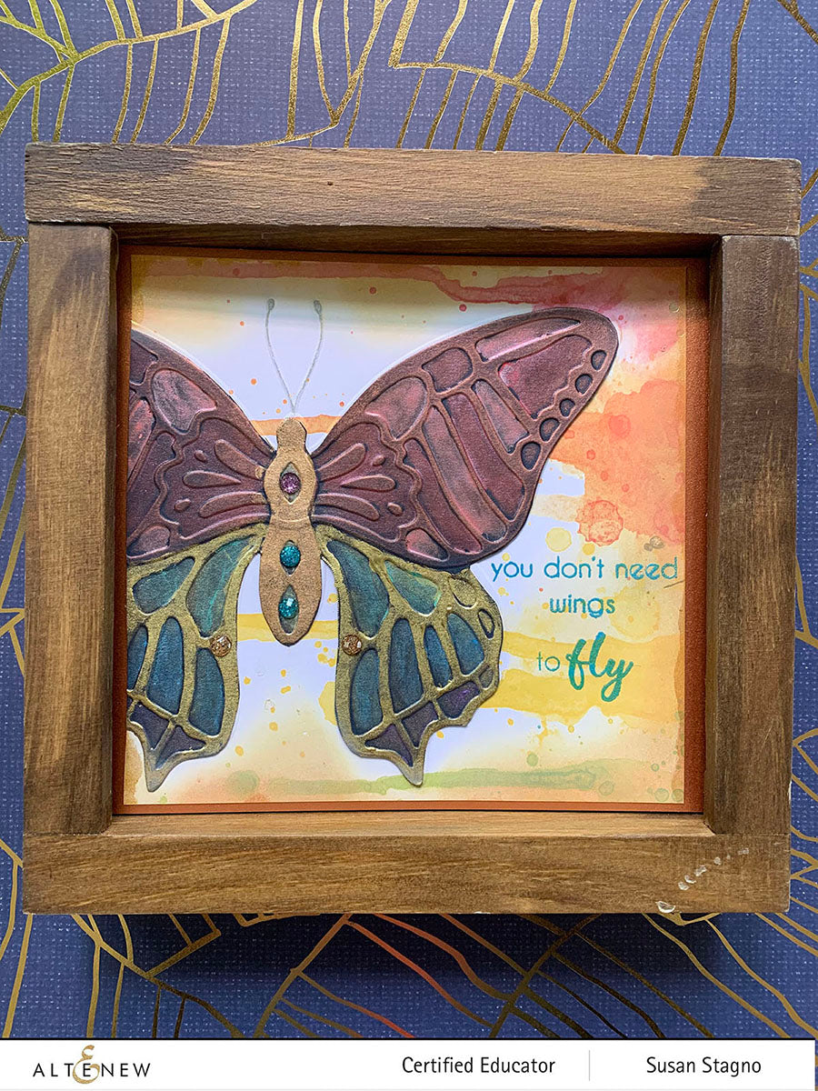 Stencil & Embossing Folder Bundle Mariposa
