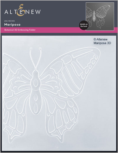 Stencil & Embossing Folder Bundle Mariposa