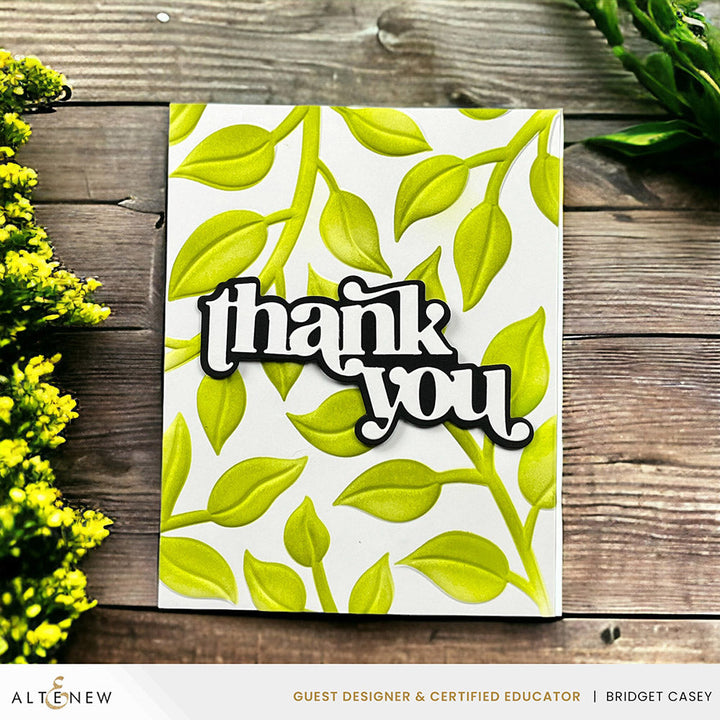 Stencil & Embossing Folder Bundle Playful Leaves
