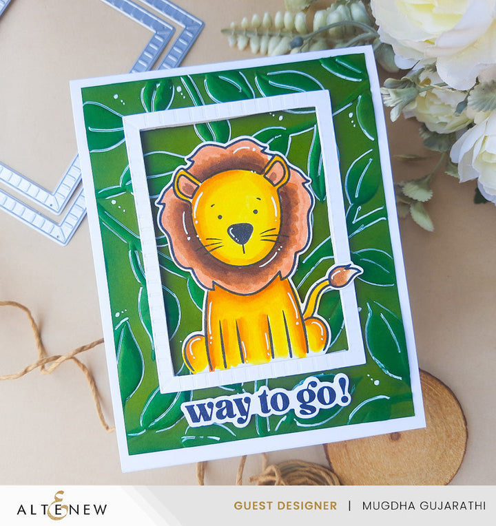 Stencil & Embossing Folder Bundle Playful Leaves