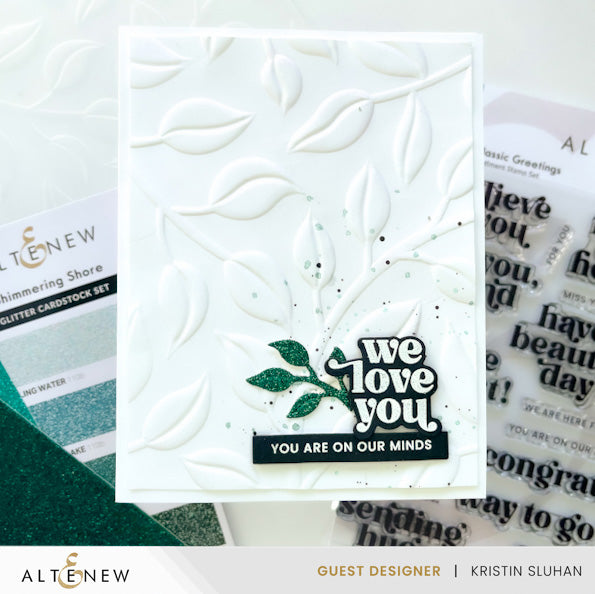 Stencil & Embossing Folder Bundle Playful Leaves
