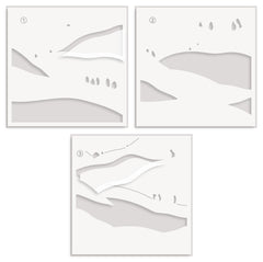 Stencil & Embossing Folder Bundle Rolling Hills