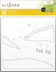 Stencil & Embossing Folder Bundle Rolling Hills