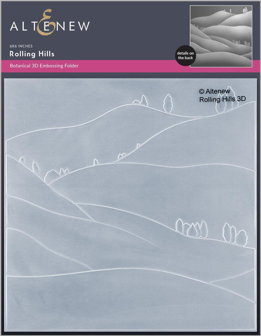 Stencil & Embossing Folder Bundle Rolling Hills