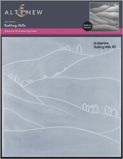 Stencil & Embossing Folder Bundle Rolling Hills