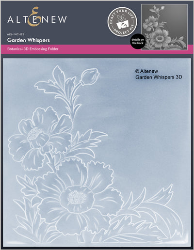 Stencil & Embossing Folder Bundle Serene Garden