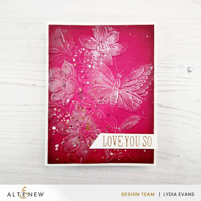 Stencil & Embossing Folder Bundle Serene Garden