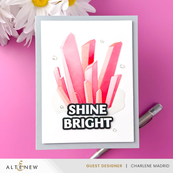 Stencil & Embossing Folder Bundle Shining Crystals