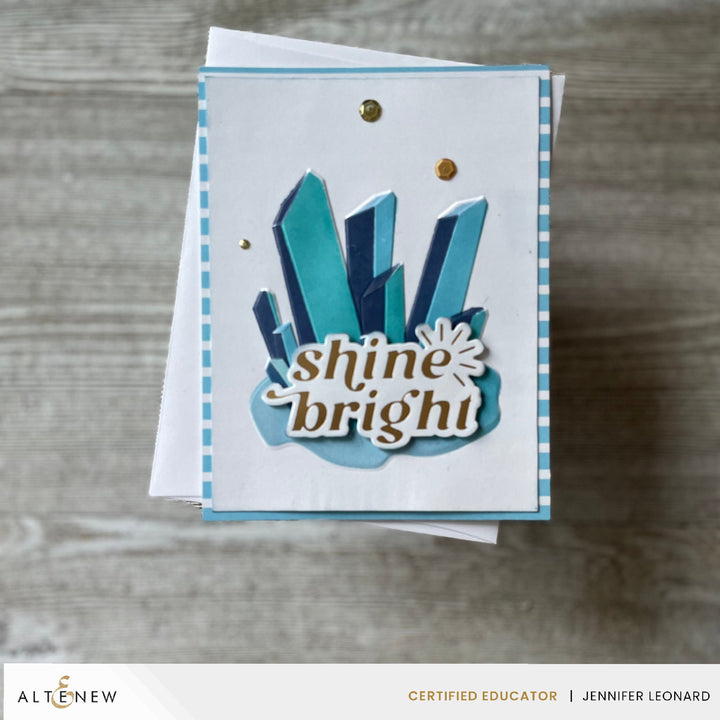 Stencil & Embossing Folder Bundle Shining Crystals