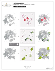 Stencil & Embossing Folder Bundle Sun-Kissed Blooms