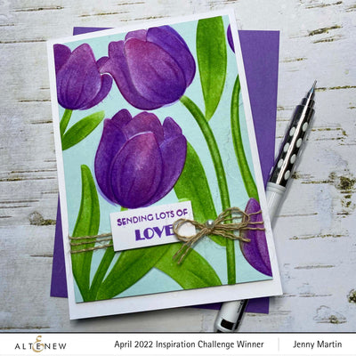 Stencil & Embossing Folder Bundle Tulip