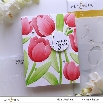 Stencil & Embossing Folder Bundle Tulip