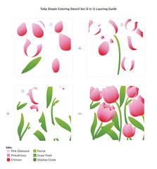Stencil & Embossing Folder Bundle Tulip