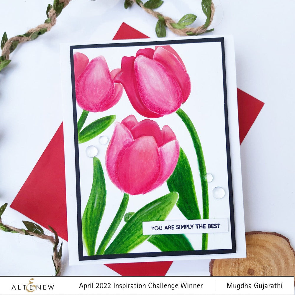 Stencil & Embossing Folder Bundle Tulip