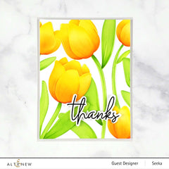 Stencil & Embossing Folder Bundle Tulip