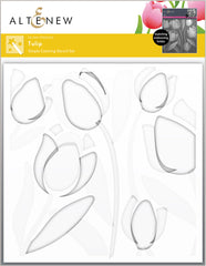 Stencil & Embossing Folder Bundle Tulip