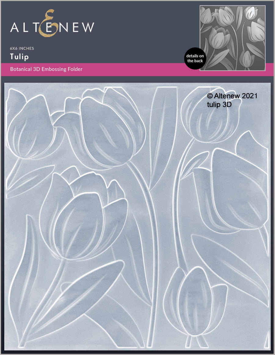 Stencil & Embossing Folder Bundle Tulip