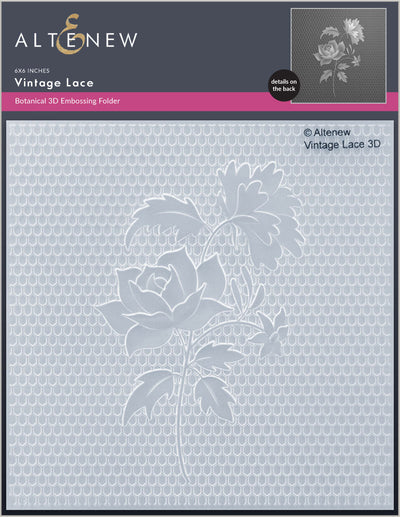 Stencil & Embossing Folder Bundle Vintage Lace