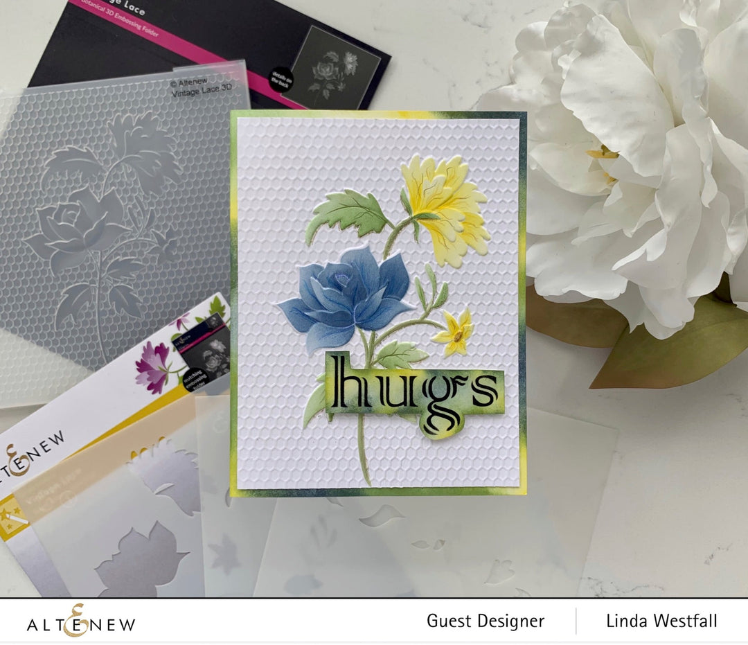 Stencil & Embossing Folder Bundle Vintage Lace