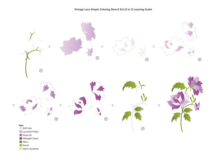 Stencil & Embossing Folder Bundle Vintage Lace