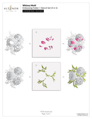Stencil & Embossing Folder Bundle Whimsy Motif