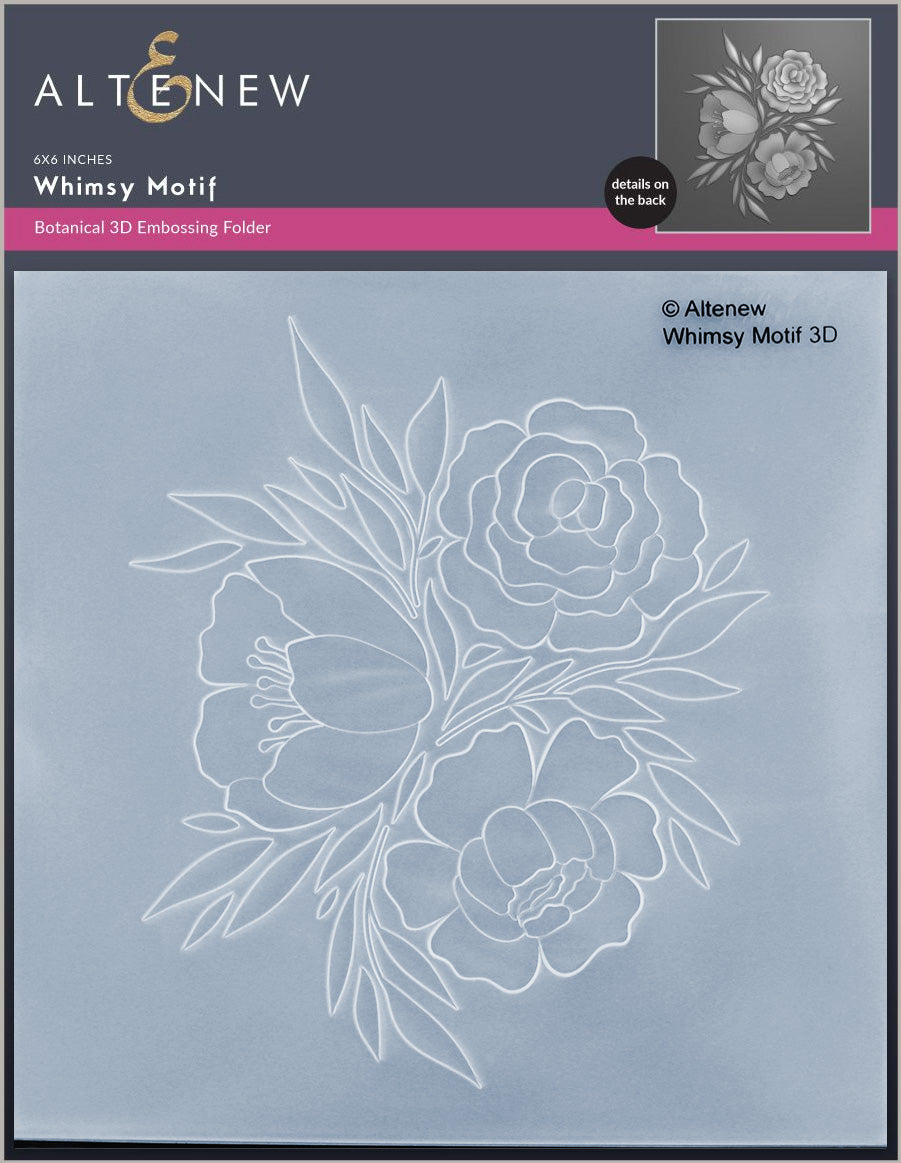 Stencil & Embossing Folder Bundle Whimsy Motif